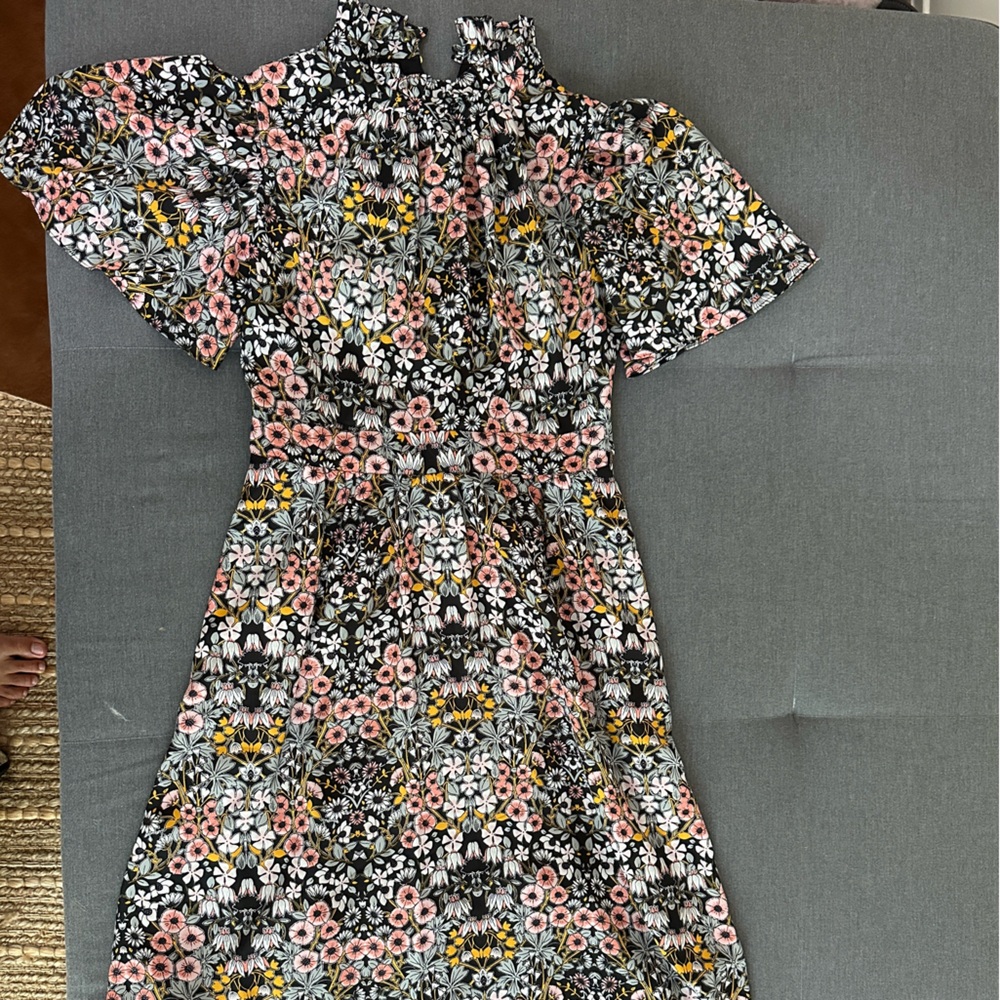 Flutter Sleeve Midi Dress